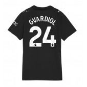 Maillot de football Réplique Manchester City Josko Gvardiol #24 Extérieur Femme 2025-26 Manche Courte