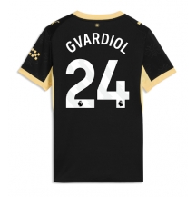 Maillot de football Réplique Manchester City Josko Gvardiol #24 Extérieur Femme 2026-27 Manche Courte