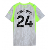 Maillot de football Réplique Manchester City Josko Gvardiol #24 Troisième Femme 2025-26 Manche Courte