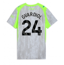 Maillot de football Réplique Manchester City Josko Gvardiol #24 Troisième Femme 2025-26 Manche Courte