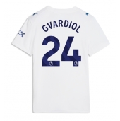 Maillot de football Réplique Manchester City Josko Gvardiol #24 Troisième Femme 2026-27 Manche Courte
