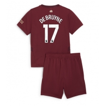 Maillot de football Réplique Manchester City Kevin De Bruyne #17 Troisième Enfant 2024-25 Manche Courte (+ Pantalon court)