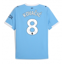 Maillot de football Réplique Manchester City Mateo Kovacic #8 Domicile 2025-26 Manche Courte