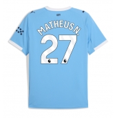 Maillot de football Réplique Manchester City Matheus Nunes #27 Domicile 2025-26 Manche Courte