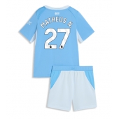 Maillot de football Réplique Manchester City Matheus Nunes #27 Domicile Enfant 2026-27 Manche Courte (+ Pantalon court)