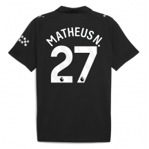 Maillot de football Réplique Manchester City Matheus Nunes #27 Extérieur 2025-26 Manche Courte