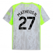 Maillot de football Réplique Manchester City Matheus Nunes #27 Troisième 2025-26 Manche Courte