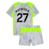Maillot de football Réplique Manchester City Matheus Nunes #27 Troisième Enfant 2025-26 Manche Courte (+ Pantalon court)