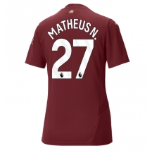 Maillot de football Réplique Manchester City Matheus Nunes #27 Troisième Femme 2024-25 Manche Courte