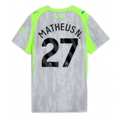 Maillot de football Réplique Manchester City Matheus Nunes #27 Troisième Femme 2025-26 Manche Courte