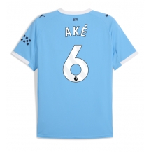 Maillot de football Réplique Manchester City Nathan Ake #6 Domicile 2025-26 Manche Courte