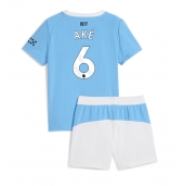 Maillot de football Réplique Manchester City Nathan Ake #6 Domicile Enfant 2025-26 Manche Courte (+ Pantalon court)