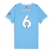 Maillot de football Réplique Manchester City Nathan Ake #6 Domicile Femme 2025-26 Manche Courte