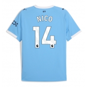 Maillot de football Réplique Manchester City Nico Gonzalez #14 Domicile 2025-26 Manche Courte