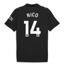 Maillot de football Réplique Manchester City Nico Gonzalez #14 Extérieur 2025-26 Manche Courte