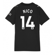 Maillot de football Réplique Manchester City Nico Gonzalez #14 Extérieur Femme 2025-26 Manche Courte