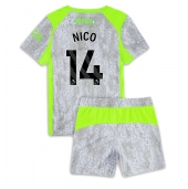 Maillot de football Réplique Manchester City Nico Gonzalez #14 Troisième Enfant 2025-26 Manche Courte (+ Pantalon court)