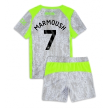 Maillot de football Réplique Manchester City Omar Marmoush #7 Troisième Enfant 2025-26 Manche Courte (+ Pantalon court)