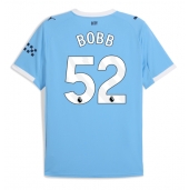 Maillot de football Réplique Manchester City Oscar Bobb #52 Domicile 2025-26 Manche Courte