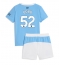 Maillot de football Réplique Manchester City Oscar Bobb #52 Domicile Enfant 2025-26 Manche Courte (+ Pantalon court)