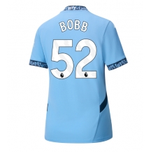 Maillot de football Réplique Manchester City Oscar Bobb #52 Domicile Femme 2024-25 Manche Courte