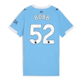 Maillot de football Réplique Manchester City Oscar Bobb #52 Domicile Femme 2025-26 Manche Courte