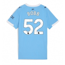 Maillot de football Réplique Manchester City Oscar Bobb #52 Domicile Femme 2025-26 Manche Courte