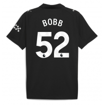 Maillot de football Réplique Manchester City Oscar Bobb #52 Extérieur 2025-26 Manche Courte