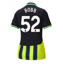 Maillot de football Réplique Manchester City Oscar Bobb #52 Extérieur Femme 2024-25 Manche Courte