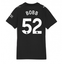 Maillot de football Réplique Manchester City Oscar Bobb #52 Extérieur Femme 2025-26 Manche Courte