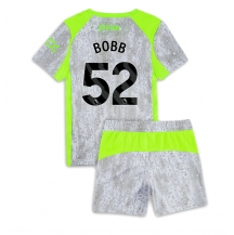 Maillot de football Réplique Manchester City Oscar Bobb #52 Troisième Enfant 2025-26 Manche Courte (+ Pantalon court)