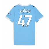 Maillot de football Réplique Manchester City Phil Foden #47 Domicile Femme 2025-26 Manche Courte