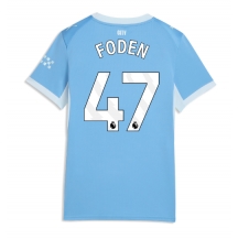 Maillot de football Réplique Manchester City Phil Foden #47 Domicile Femme 2026-27 Manche Courte