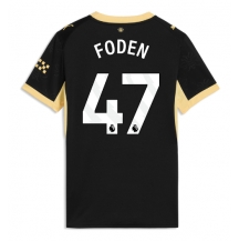 Maillot de football Réplique Manchester City Phil Foden #47 Extérieur Femme 2026-27 Manche Courte