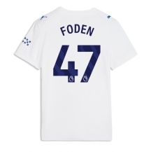 Maillot de football Réplique Manchester City Phil Foden #47 Troisième Femme 2026-27 Manche Courte