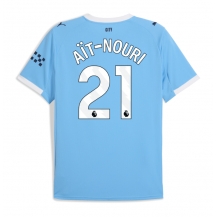 Maillot de football Réplique Manchester City Rayan Ait-Nouri #21 Domicile 2025-26 Manche Courte