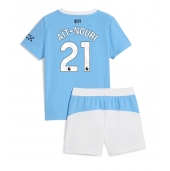 Maillot de football Réplique Manchester City Rayan Ait-Nouri #21 Domicile Enfant 2025-26 Manche Courte (+ Pantalon court)