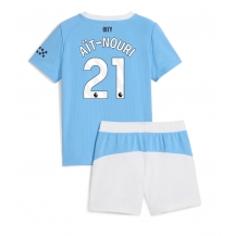 Maillot de football Réplique Manchester City Rayan Ait-Nouri #21 Domicile Enfant 2025-26 Manche Courte (+ Pantalon court)