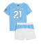 Maillot de football Réplique Manchester City Rayan Ait-Nouri #21 Domicile Enfant 2025-26 Manche Courte (+ Pantalon court)