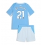 Maillot de football Réplique Manchester City Rayan Ait-Nouri #21 Domicile Enfant 2026-27 Manche Courte (+ Pantalon court)