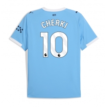 Maillot de football Réplique Manchester City Rayan Cherki #10 Domicile 2025-26 Manche Courte