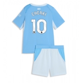 Maillot de football Réplique Manchester City Rayan Cherki #10 Domicile Enfant 2026-27 Manche Courte (+ Pantalon court)