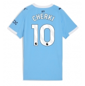 Maillot de football Réplique Manchester City Rayan Cherki #10 Domicile Femme 2025-26 Manche Courte