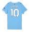 Maillot de football Réplique Manchester City Rayan Cherki #10 Domicile Femme 2025-26 Manche Courte