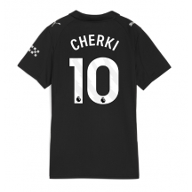 Maillot de football Réplique Manchester City Rayan Cherki #10 Extérieur Femme 2025-26 Manche Courte