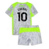 Maillot de football Réplique Manchester City Rayan Cherki #10 Troisième Enfant 2025-26 Manche Courte (+ Pantalon court)