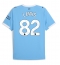 Maillot de football Réplique Manchester City Rico Lewis #82 Domicile 2025-26 Manche Courte
