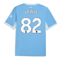 Maillot de football Réplique Manchester City Rico Lewis #82 Domicile 2026-27 Manche Courte