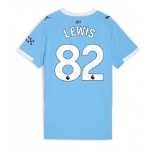 Maillot de football Réplique Manchester City Rico Lewis #82 Domicile Femme 2025-26 Manche Courte