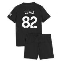 Maillot de football Réplique Manchester City Rico Lewis #82 Extérieur Enfant 2025-26 Manche Courte (+ Pantalon court)